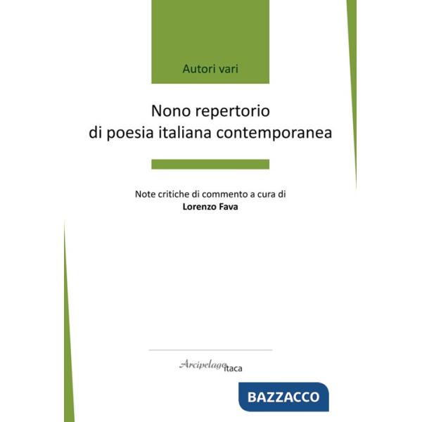 Nono repertorio di poesia italiana contemporanea