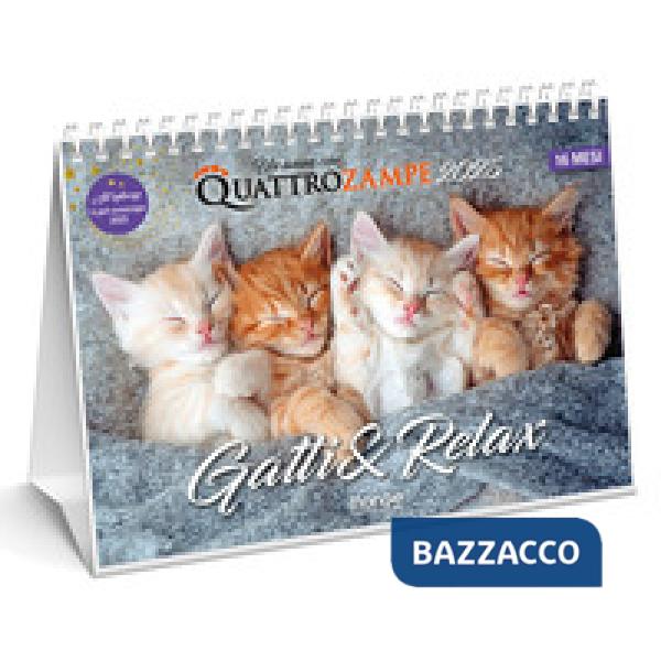 Gatti & relax. Calendario da tavolo 16 mesi