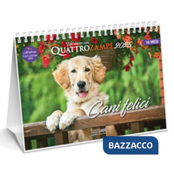 Cani felici. Calendario da tavolo 2025. 16 mesi