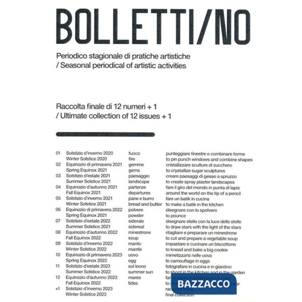 Bolletti/no. Raccolta finale. Ediz. bilingue. Con Poster
