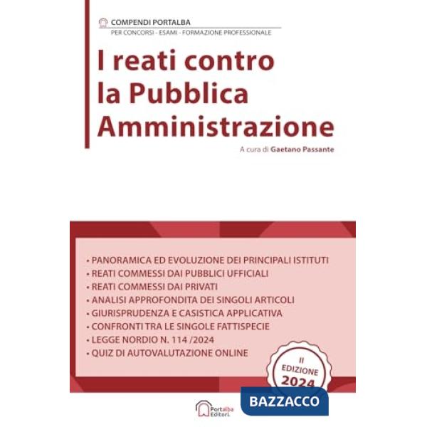 I reati contro la Pubblica Amministrazione. Per concorsi pubblici, corsi di aggiornamento e corsi di formazione (PNRR)
