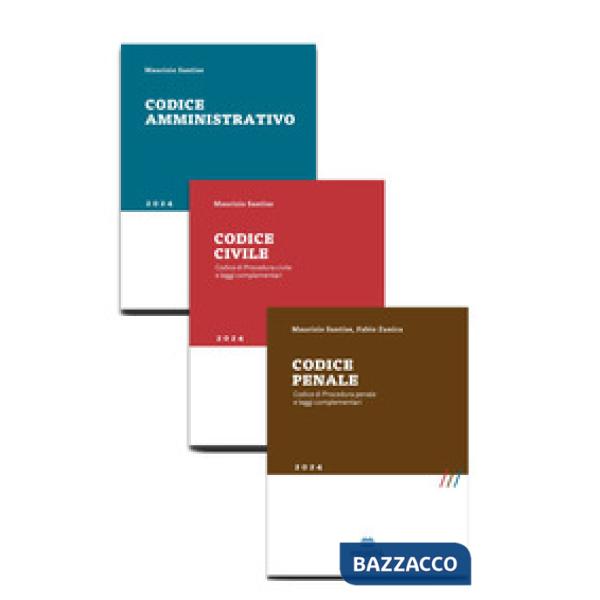 Codice penale-Codice amministrativo-Codice civile. Kit 2024