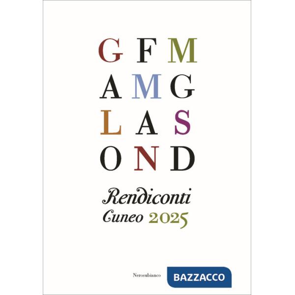 Rendiconti. Cuneo 2025