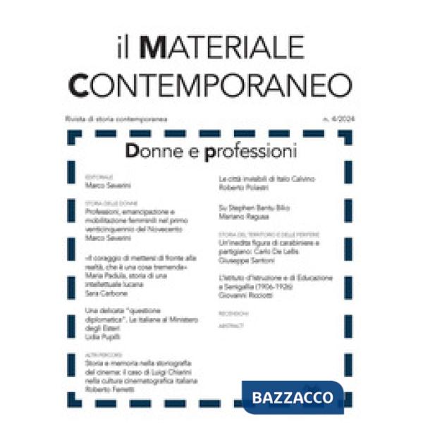 Il materiale contemporaneo. Rivista di storia contemporanea