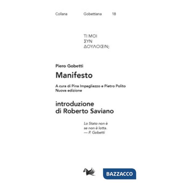 Manifesto. Nuova ediz.