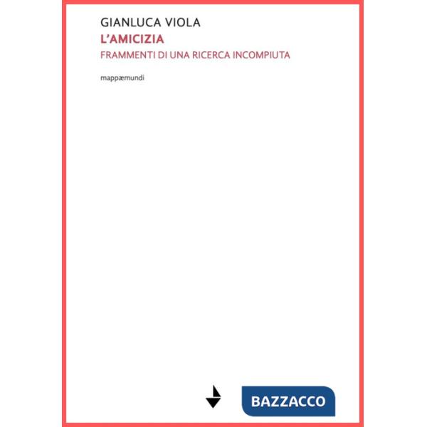 L'amicizia. Frammenti di una ricerca incompiuta