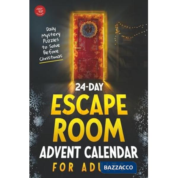 24-Day Escape Room Advent Calendar for Adults. Daily Mystery Puzzles to Solve Before Christmas