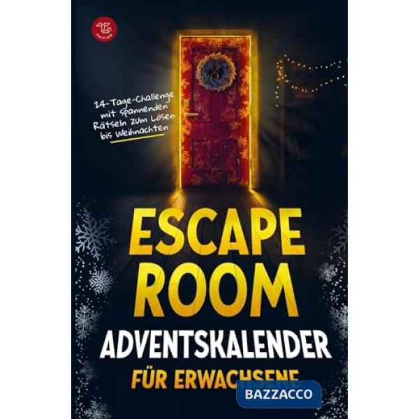 Adventskalender Escape Room für Erwachsene. 24-Tage-Challenge mit spannenden Rätseln zum Lösen bis Weihnachten