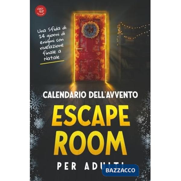 Calendario dell'Avvento escape room per adulti. Una sfida di 24 giorni di enigmi con rivelazione finale a Natale