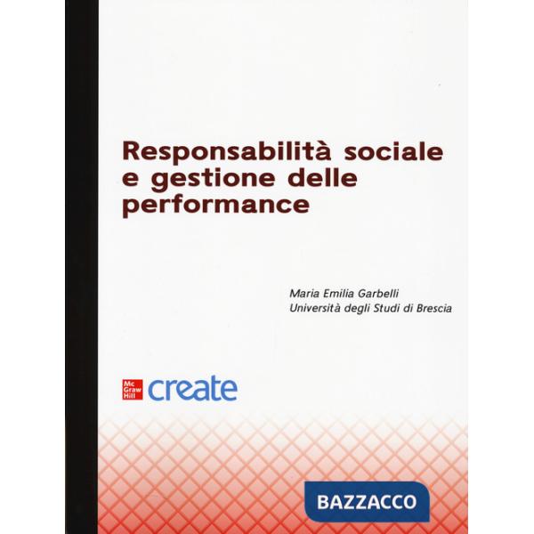 Responsabilità sociale e gestione delle performance