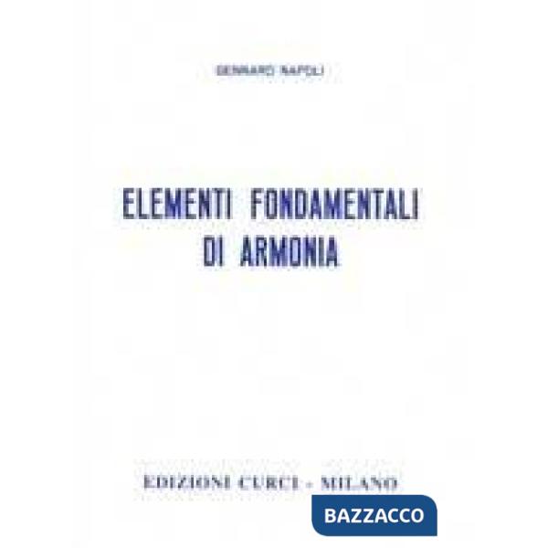 ELEMENTI FONDAMENTALI DI ARMONIA